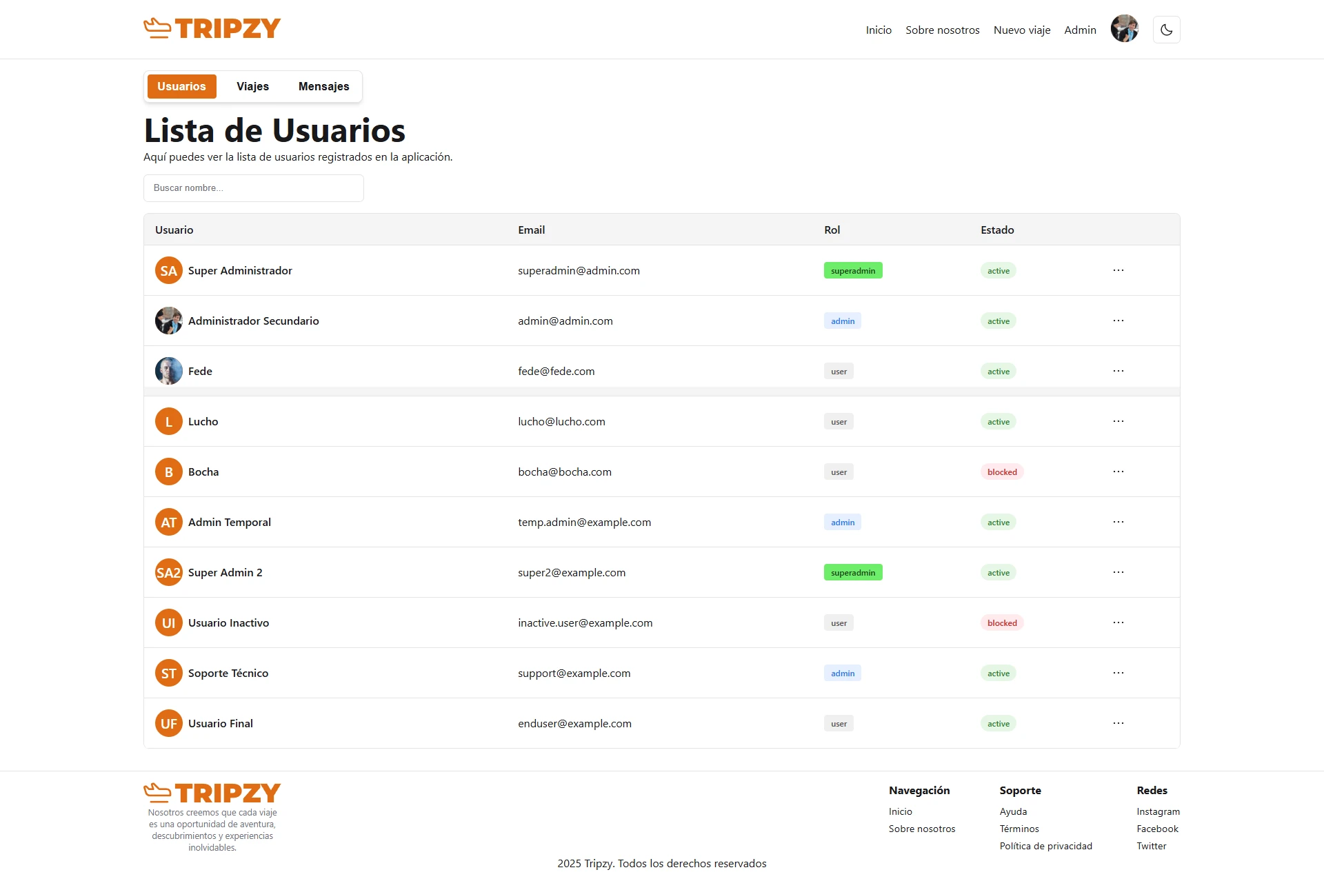 Imagen del proyecto Tripzy